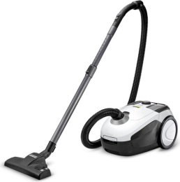 Пылесос Karcher VC 2 1.198-030.0 сухая уборка, объем фильтр-мешка: 2.8 л, радиус уборки: 7.5 м, фильтр Hepa 12, насадки: для пола, щелевая, насадка-щетка для мебели
