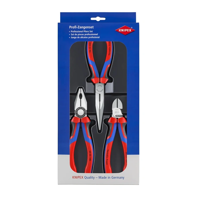 Набор Knipex ШГИ в ложементе, 3 предмета (KN-0302180, KN-2612200, KN-7002160), KN-002011