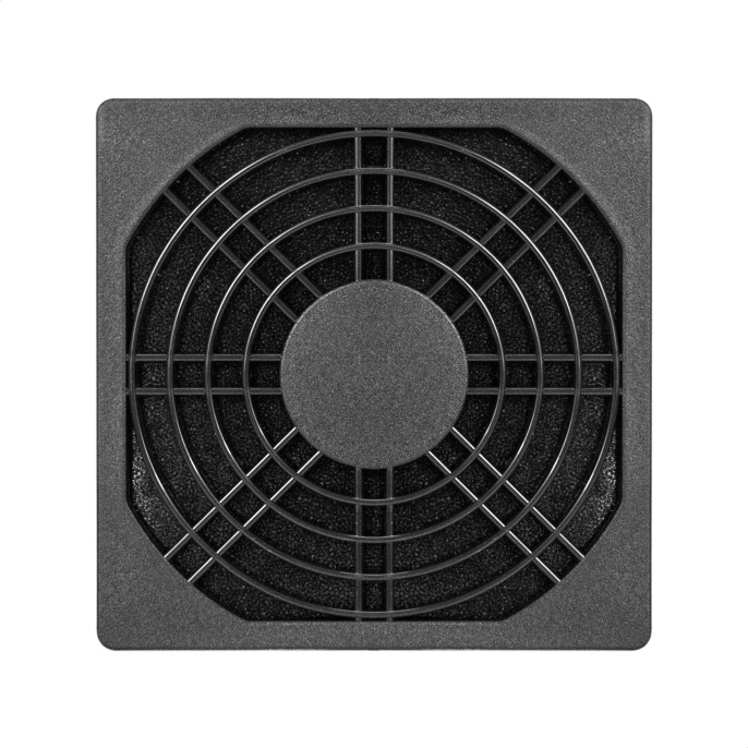 Решетка для вентилятора с фильтром 90x90 ExeGate EG-090PSFB (90x90 мм, пластиковая, квадратная, с пылевым фильтром, черная) EX295255RUS