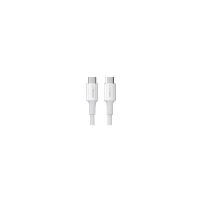 Кабель UGREEN US300-60552, Type C to Type C, 5A, PD 100W Fast Charge, скорость до 480 Мбит/с, не может передавать аудио и видео сигнал, силиконовый