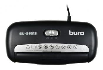 Уничтожитель бумаг Buro Home BU-S601S, P-1, 6 мм, 6 лист. одновременно, 10л
