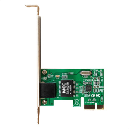 Сетевой адаптер ExeGate EXE-560 PCI-E x1 v2.0, 1xRJ45, UTP 10/100/1000Mbps, Realtek Chipset RTL8111C EX281224RUS