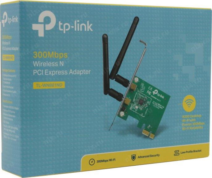 Wi-Fi адаптер TP-LINK TL-WN881ND PCI Express