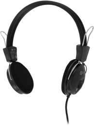 Гарнитура Oklick HS-M200,  для компьютера, накладные,  проводные, черный [1532011]