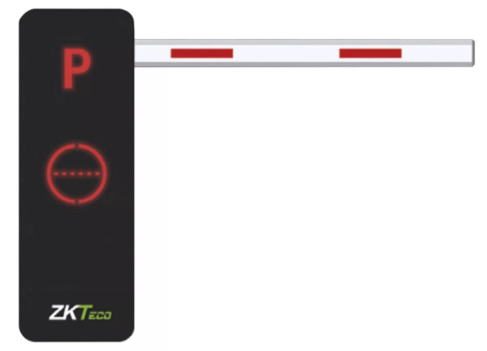 Шлагбаум ZKTeco BGM1030 автоматический, с дистанционным управлением и прямой стрелой 3 м, оснащен светодиодным корпусом, программируемой панелью управления, высокоэффективным бесщеточным двигателем, Wi-Fi