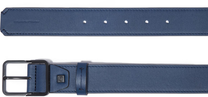 Ремень Piquadro Than CU6665S135/BLU синий натур.кожа