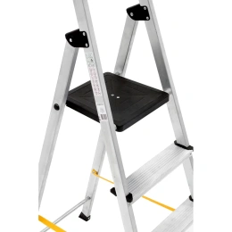 Алюминиевая стремянка с алюминиевым лотком Inforce 4 ступени СП-01-04
