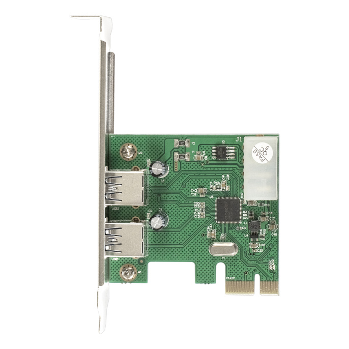 Контроллер ExeGate EXE-319 PCI-E x1 v2.0, 2*USB3.0 ext., разъем доп.питания, ASMedia Chipset ASM1042 EX283718RUS