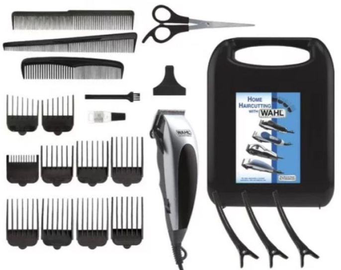 Триммер Wahl HomePro Clipper серебристый/черный насадок в компл:10шт