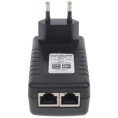 ORIENT SAP-48POE 1A, PoE инжектор питания 48W, AC 100-240V/ DC 48V, 1.0A, вход: RJ45 LAN 10/100, выход: RJ45 PoE тип B 4/5+,7/8- , совместим с оборудованием PoE IEEE 802.3af, 30428