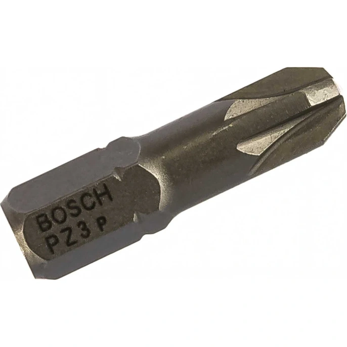 Бита Pz3 3 шт. (хвостовик шестигранный 1/4"; 25 мм) BOSCH 2.607.001.562