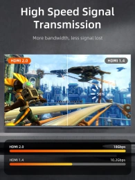 Кабель CABLETIME CH24N (CT-HD4K-AG3) 3 м, HDMI2.0 AM/AM, 4k/60 Гц, позолоченный, черная ПВХ-оболочка