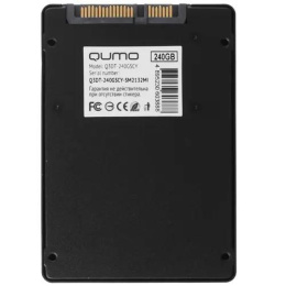 Накопитель SSD QUMO 240GB Novation TLC Q3DT-240GSCY {SATA3.0}