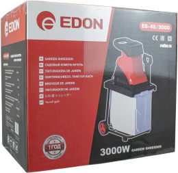 Садовый измельчитель Edon ES-45/3000 3000Вт 4000об/мин (39841)