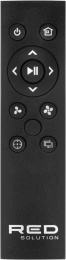 Робот-пылесос RED SOLUTION RV-R6040S, 22Вт, черный/черный