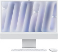 Моноблок Apple iMac A3247 24" 4.5K M4 8 core 4 16Gb SSD256Gb 8 core GPU macOS WiFi BT 143W клавиатура мышь Cam серебристый 4480x2520
