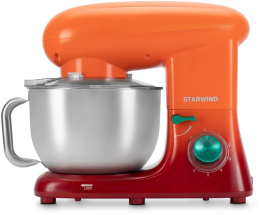 Миксер планетарный StarWind SPM7160, 1900Вт, оранжевый
