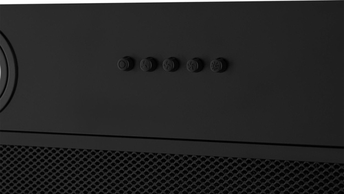 Вытяжка встраиваемая Weissgauff Box 850 PB Black Edition черный управление: кнопочное 1 мотор