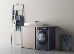 Стирально-сушильная машина Viomi Master 2 Pro (WD10FT-B6E) (отдельностоящая, сушка: естественная конденсация, загрузка для стирки: до 10 кг, загрузка для сушки: до 6 кг, отжим: 1400 об/мин, глубина: 49 см (с люком 58 см), энергопотребление B, 14 программ,