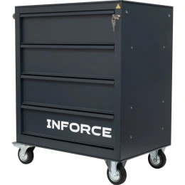 Инструментальная тележка Inforce 4 ящика, габариты без упаковки 745х465х825мм, 06-01-18