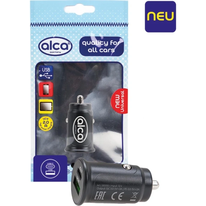 Зарядное устройство Alca USB АType C 3.05В 3 А 510550