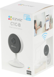 Камера видеонаблюдения IP Ezviz CS-C1C-F0-1E2WF Wi-Fi 2.8-2.8мм цв. корп.:белый C1C-B