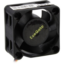 Вентилятор 12В DC ExeGate ExtraSilent ES04020B3P (40x40x20 мм, 2-Ball (двойной шарикоподшипник),3pin, 5500RPM, 24dBA) EX297015RUS