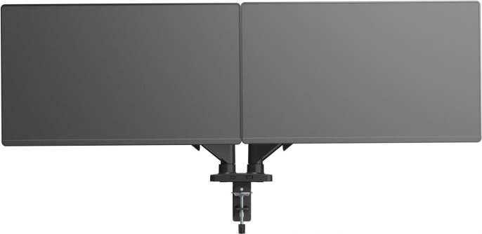 Кронштейн для мониторов Cactus CS-VM-MD-72-BK, до 32", до 9кг, настольный, поворот и наклон, черный  / белый