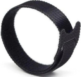 Хомут-липучка 125мм, 20 шт., черный LANMASTER LAN-VCM125-BK