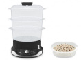 Пароварка Tefal VC204810 3ярус. 800Вт черный (1510001937)