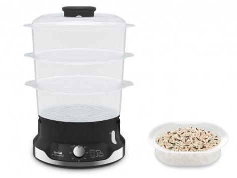 Пароварка Tefal VC204810 3ярус. 800Вт черный (1510001937)