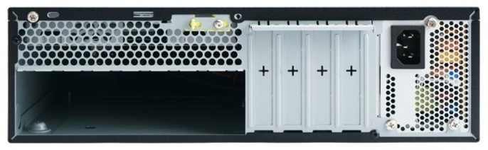 Slim Case InWin CK709BL w/o PSU U3*2+U2*2+A HD +FAN+ intrusion switch [6143979]