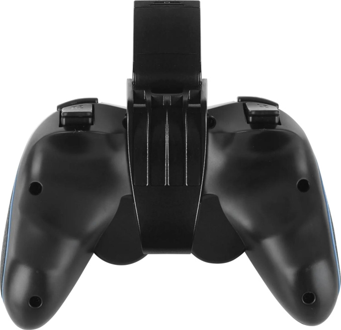 Геймпад беспроводной Defender Blaster черный, держатель для смартфона/кабель USB [64283]