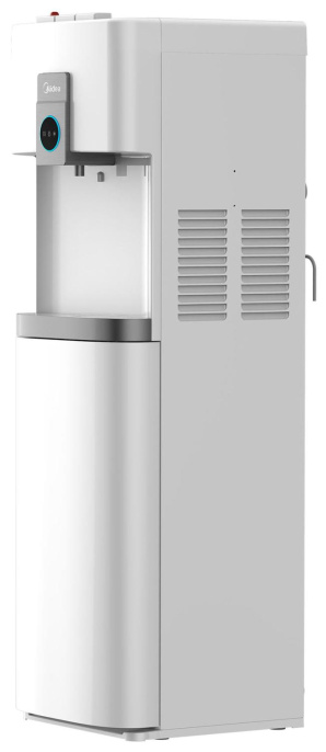 Кулер Midea YD2036S, напольный, электронный, кнопка, белый/черный [ут-00000497]