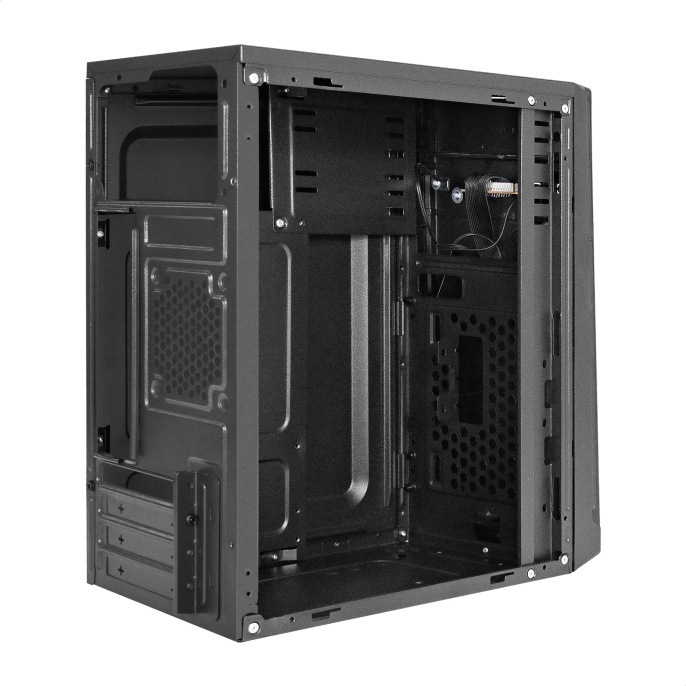 Корпус Minitower ExeGate BAA-106 mATX, без БП, 2*USB, аудио, черный EX283056RUS