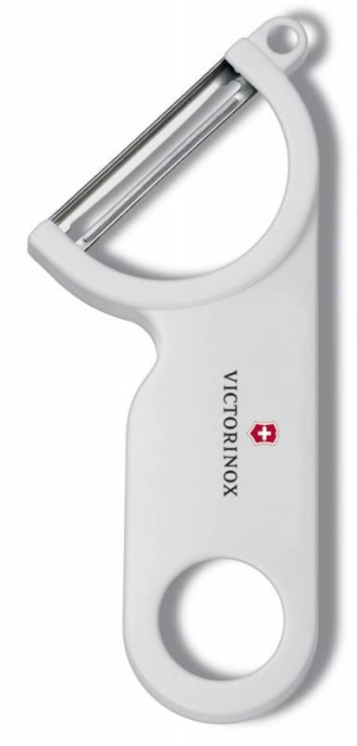 Овощечистка для овощей и фруктов Victorinox Potato Peeler белый упак.:европодвес 7.6073.7
