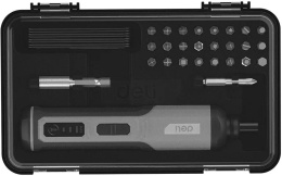 Отвертка аккум. Deli DC161 аккум. патрон:шестигранник 6.35 мм 1/4 кейс в комплекте