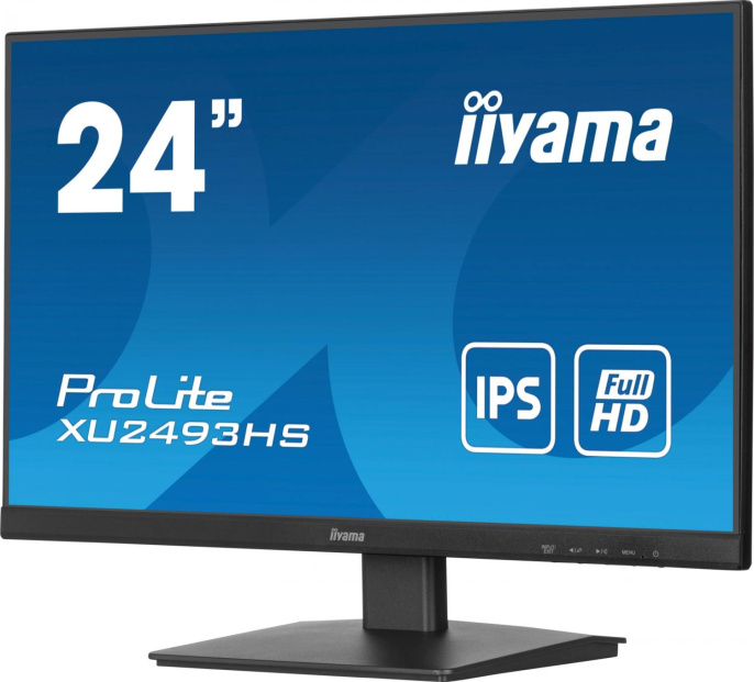 23.8" Монитор Iiyama ProLite XU2493HS-B6,  1920x1080,  IPS,  100Гц,  1хHDMI,  1хDP,  черный