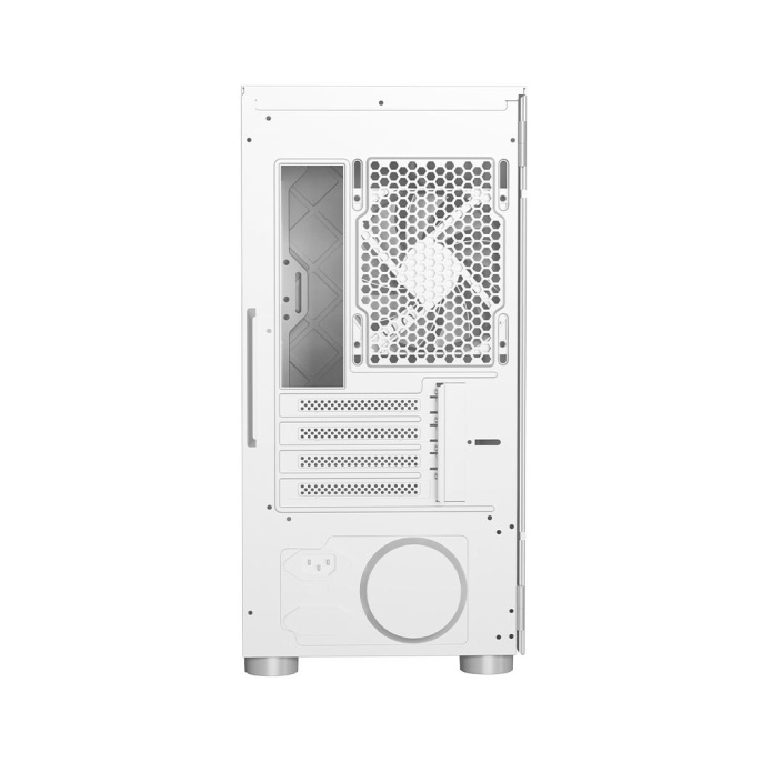 Корпус без блока питания/ Case PCCooler LM300 ARGB WH, Mini-Tower, TG, 1x120mm ARGB, 1xUSB-A 3.0 + 2xUSB-A 2.0, mATX, mITX White