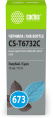 Чернила Cactus CS-T6732C 673, для Epson, 70мл, голубой