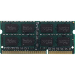 Оперативная память NETAC Basic NTBSD3N16SP-04 DDR3L -  1x 4ГБ 1600МГц, для ноутбуков (SO-DIMM),  Ret
