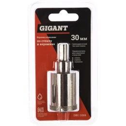 Коронка алмазная по стеклу и керамике (30 мм; 30 мм) Gigant DBG 11069