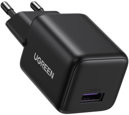 Сетевое зарядное устройство UGREEN X518 75613 18W USB-A GaN Fast Charger. Цвет: черный (75613_)
