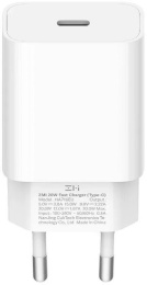 Сетевое зарядное устройство ZMI HA716, USB-C, 20Вт, 3A, белый [ha716 white]
