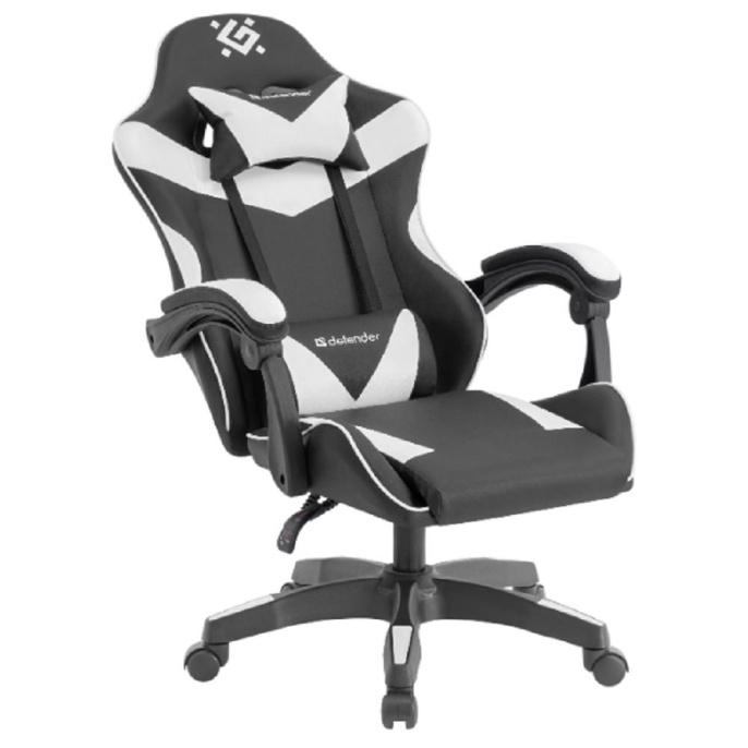 Игровое кресло Urana Чер/бел,класс3,PU DEFENDER
