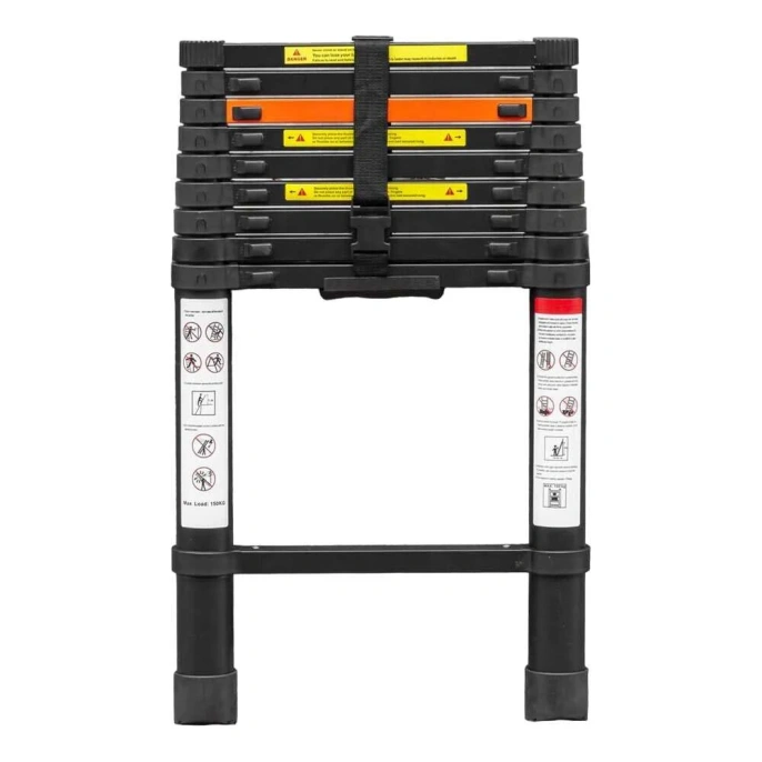 Телескопическая алюминиевая бытовая лестница ROCKFORCE 2.9 м RF-UP290 RF-UP290(56424)