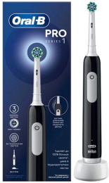 Зубная щетка электрическая Oral-B Pro 1 80870428 черный