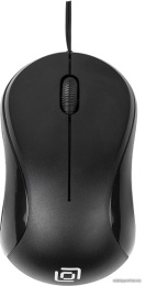 Мышь Оклик 115SR черный оптическая 1000dpi USB для ноутбука 3but (492888)