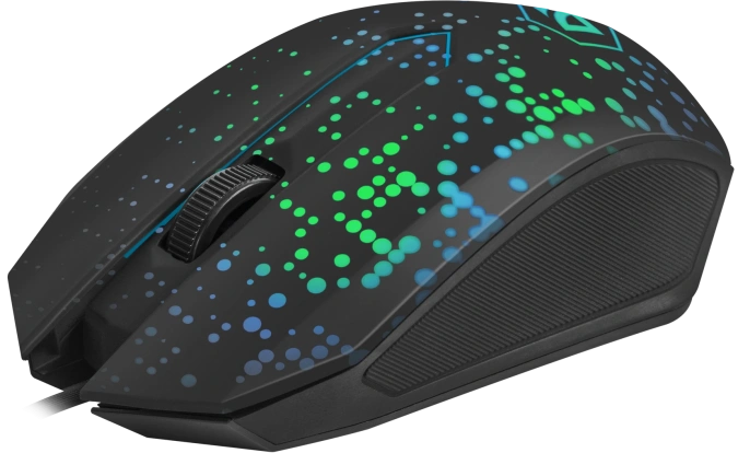 Мышь проводная DEFENDER Event (Явление) MB-754 черный (USB, 1000dpi, 3but) (52754)
