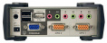 Переключатель консоли электронный ATEN 2 порта PS/2/ 2 Port USB2.0 KVMP Switch with OSD CS1732B